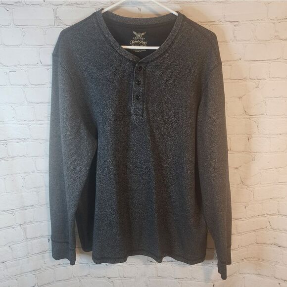 Men's Faded Glory button-up longsleeve thermal shirt, size XXL - Picture 1 of 3